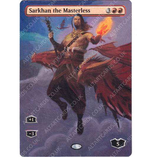 Altered Art - Sarkhan the Masterless