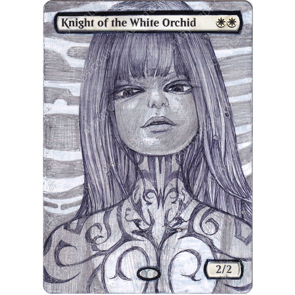 Altered Art - Knight of the White Orchid