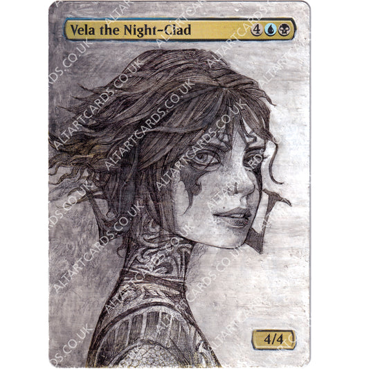 Altered Art - Vela the Night-Clad