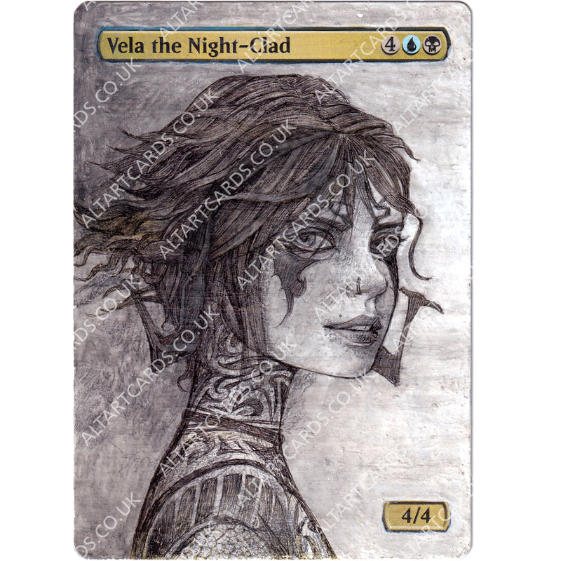 Altered Art - Vela the Night-Clad