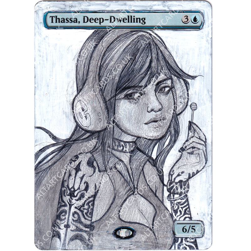 Altered Art - Thassa, Deep Dwelling