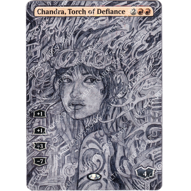 Altered Art - Chandra, Torch of Defiance