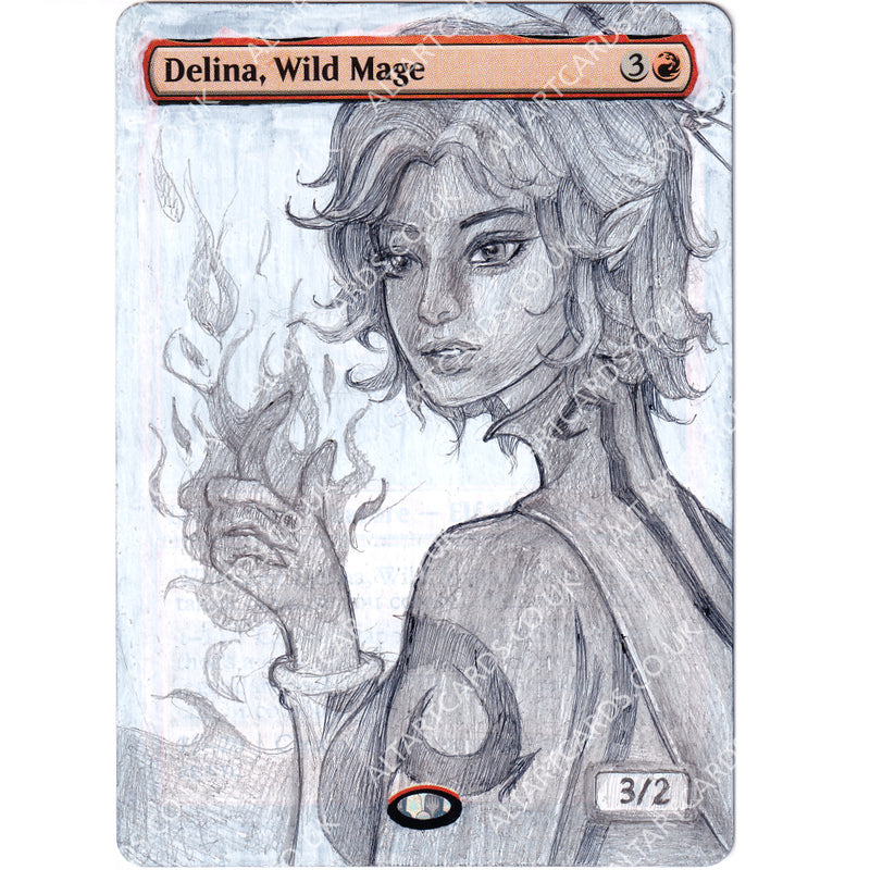 Altered Art - Delina, Wild Mage