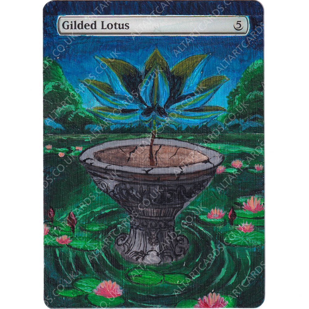 Altered Art - Gilded Lotus
