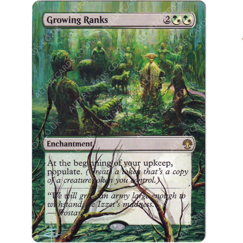 Cultivating Ranks Altered Art - Growing Ranks – Alt Art Cards