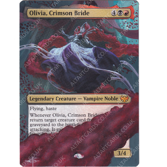 Altered Art - Olivia, Crimson Bride