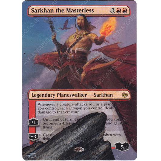 Altered Art - Sarkhan the Masterless
