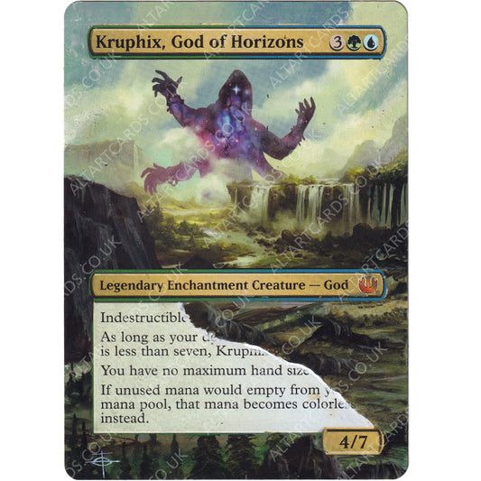 Altered Art - Kruphix, God of Horizons
