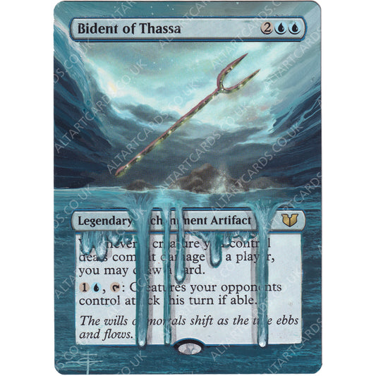 Altered Art - Bident of Thassa