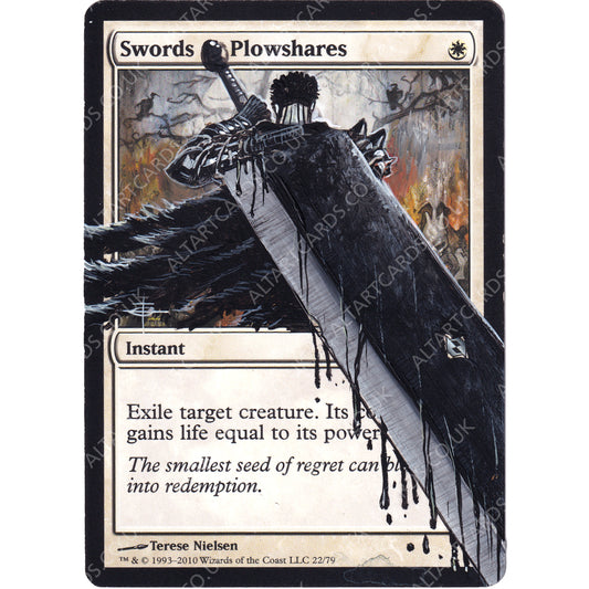 Altered Art - Swords to Plowshares