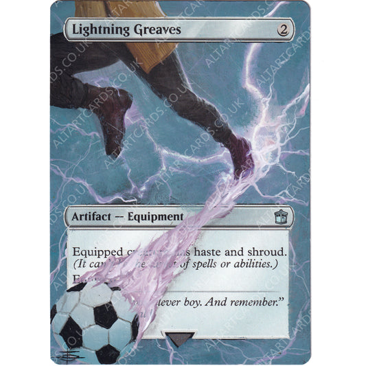 Altered Art - Lightning Greaves