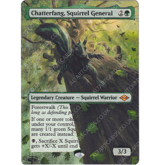 Altered Art - Chatterfang, Squirrel General