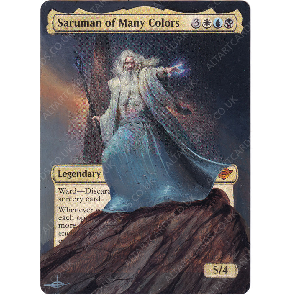 Altered Art - Saruman of Many Colors