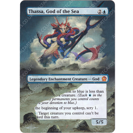 Altered Art - Thassa, God of the Sea