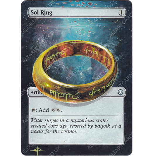 Altered Art - Sol Ring
