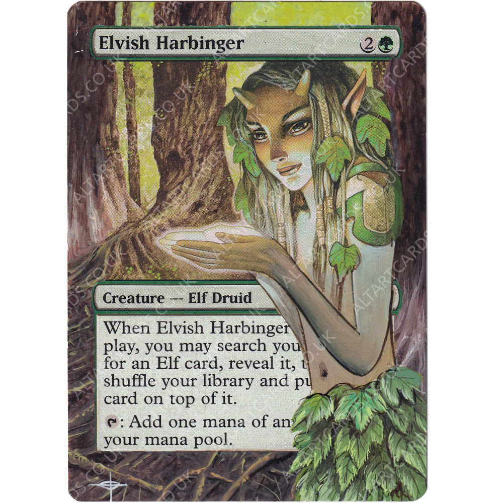 Altered Art - Elvish Harbinger