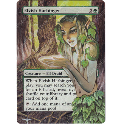 Altered Art - Elvish Harbinger