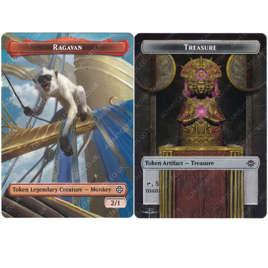 Altered Art - Ragavan Token // Treasure Token