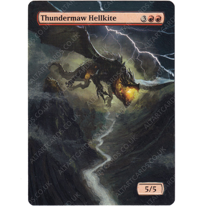 Altered Art - Thundermaw Hellkite