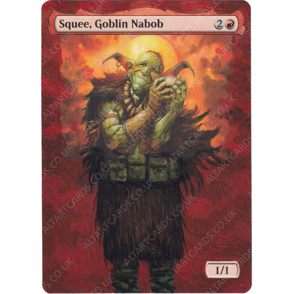 Altered Art - Squee, Goblin Nabob