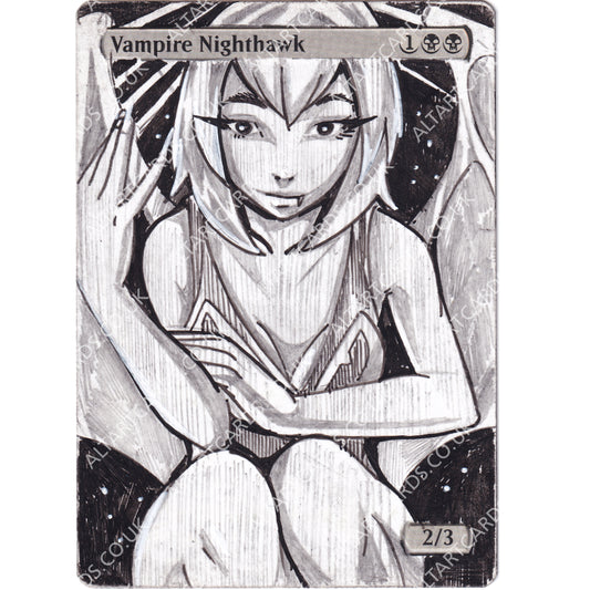 Altered Art - Vampire Nighthawk