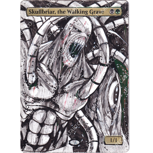 Altered Art - Skullbriar, the Walking Grave