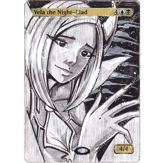 Altered Art - Vela, the Night-Clad
