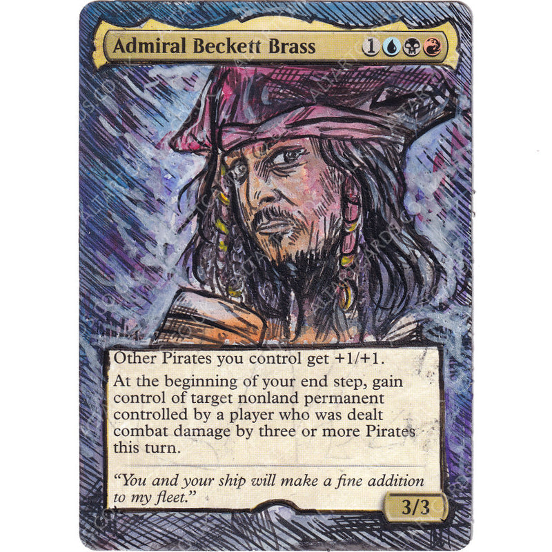 Altered Art - Admiral Beckett Brass