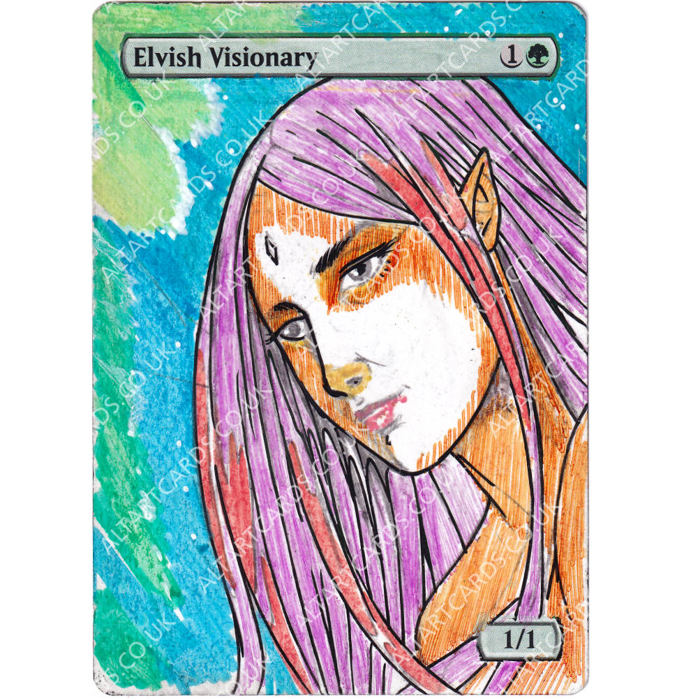 Altered Art - Elvish Visionary