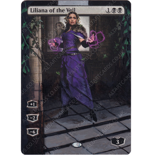 Altered Art - Liliana of the Veil