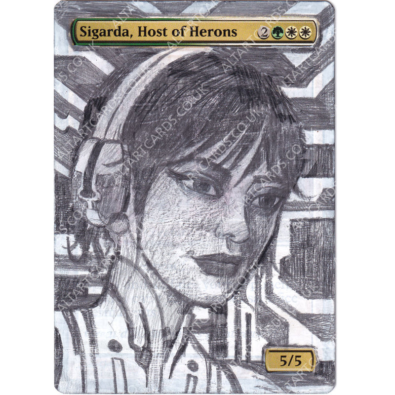 Altered Art - Sigarda, Host of Herons