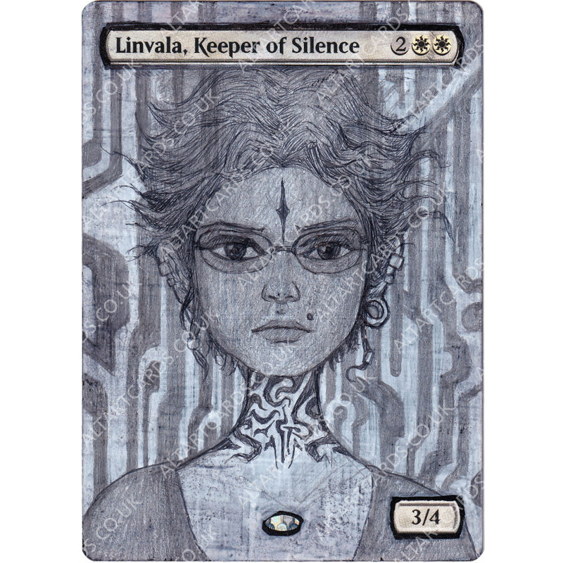 Altered Art - Linvala, Keeper of Silence