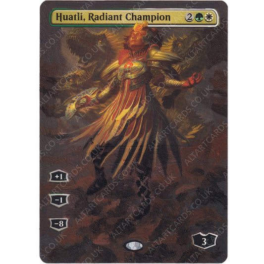 Altered Art - Huatli, Radiant Champion
