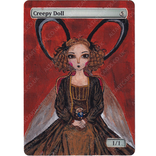 Altered Art - Creepy Doll