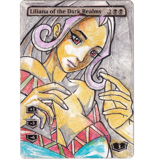 Altered Art - Liliana of the Dark Realms