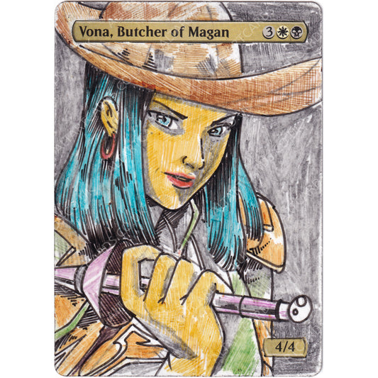 Altered Art - Vona, Butcher of Magan