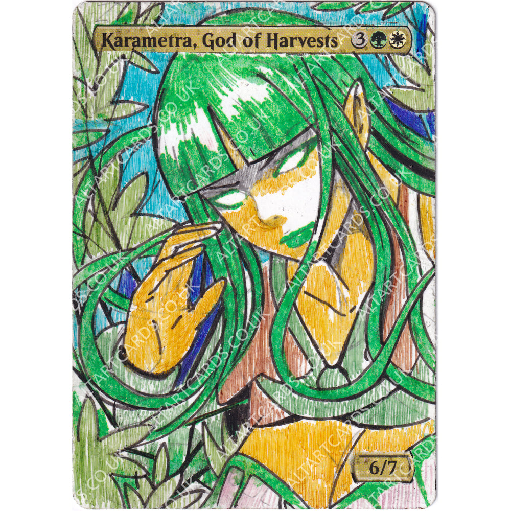 Altered Art - Karametra, God of Harvests