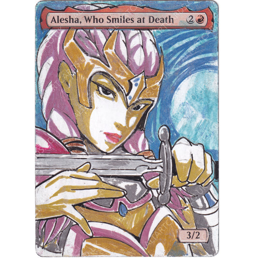 Altered Art - Alesha, Who Smiles at Death
