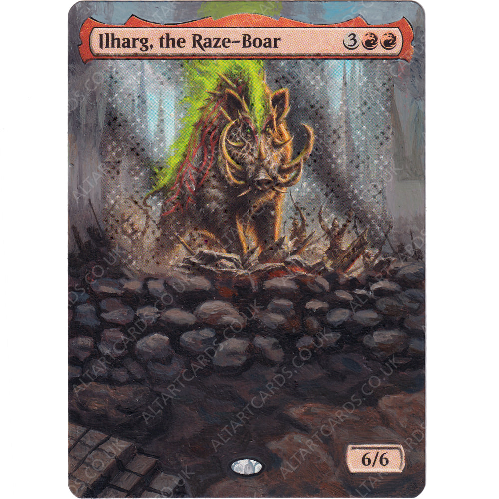Altered Art - Ilharg, the Raze-Boar (Commission)