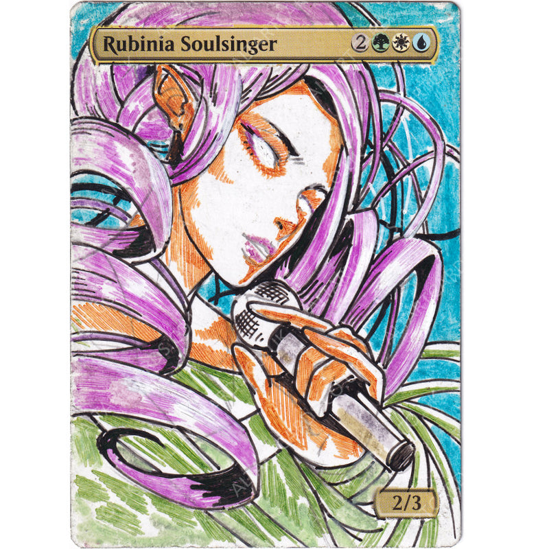 Altered Art - Rubinia Soulsinger