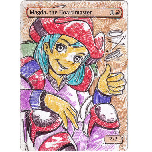 Altered Art - Magda, the Hoardmaster