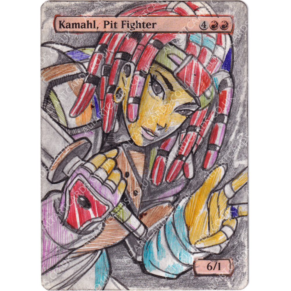 Altered Art - Kamahl, Pit Fighter