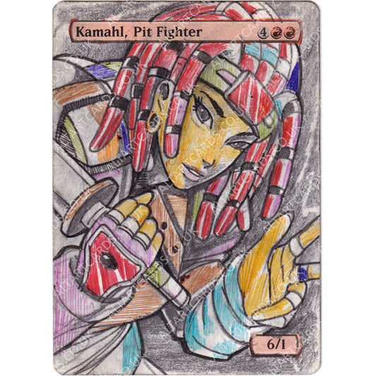 Altered Art - Kamahl, Pit Fighter