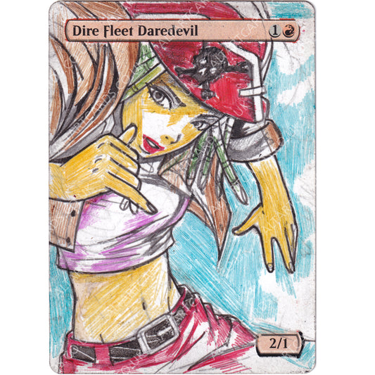 Altered Art - Dire Fleet Daredevil