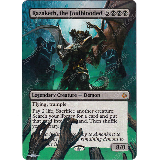 Altered Art - Razaketh, the Foulblooded