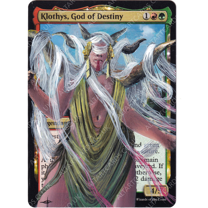 Altered Art - Klothys, God of Destiny