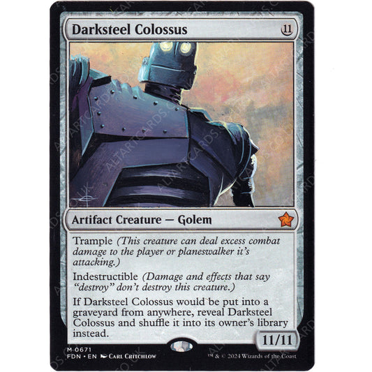 Altered Art - Darksteel Colossus