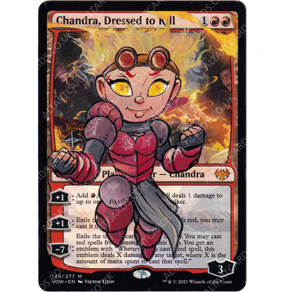 Altered Art - Chandra, Dressed to Kill