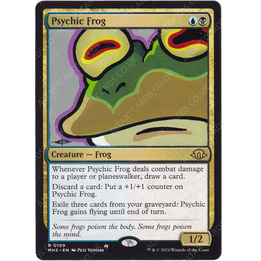 Altered Art - Psychic Frog