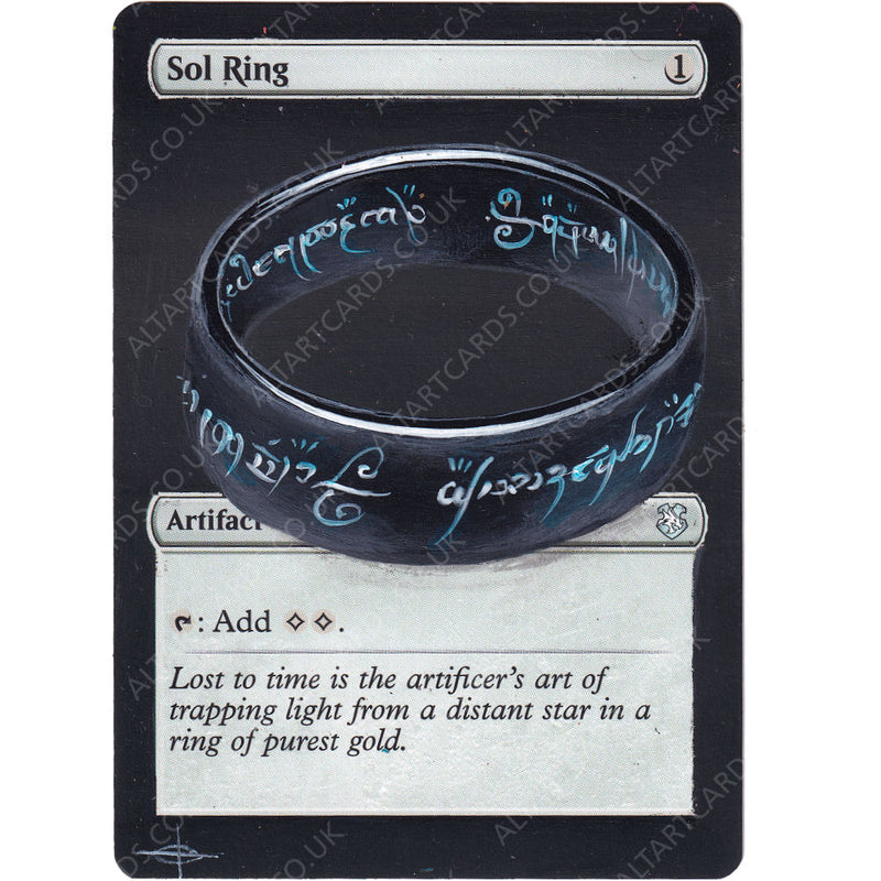 Altered Art - Sol Ring
